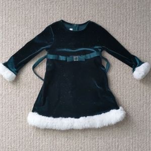Bonnie Jean Green Christmas Dress